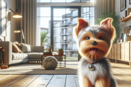 An image illustrating Yorkshire Terrier en departamento - consejos prácticos para Chile