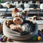 An image illustrating Cómo enseñar a un Yorkshire Terrier a quedarse solo en casa