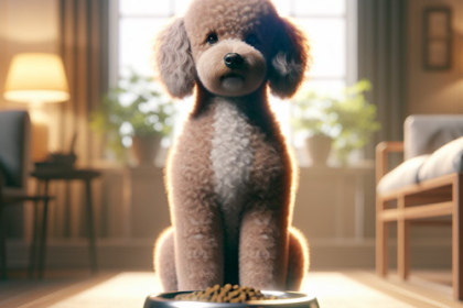 An image illustrating Qué hacer si tu Poodle no quiere comer