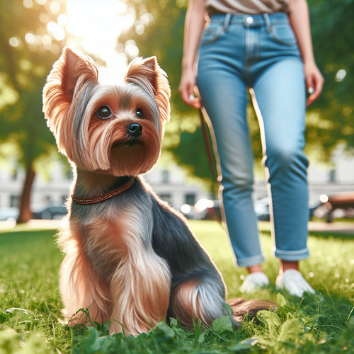 An image illustrating Trucos fáciles para enseñar obediencia a tu Yorkshire Terrier