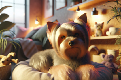 An image illustrating Yorkshire Terrier hiperactivo - cómo calmarlo naturalmente