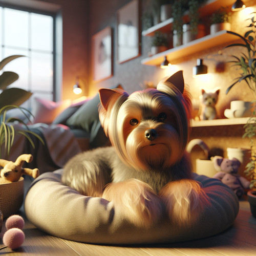 An image illustrating Yorkshire Terrier hiperactivo - cómo calmarlo naturalmente