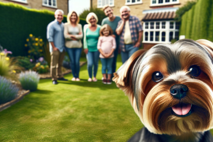 An image illustrating Qué hacer si tu Yorkshire Terrier ladra a los vecinos