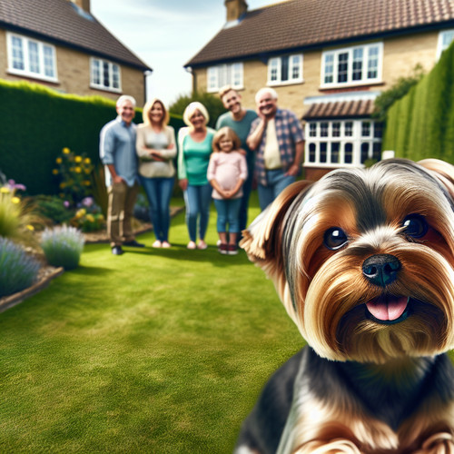 An image illustrating Qué hacer si tu Yorkshire Terrier ladra a los vecinos