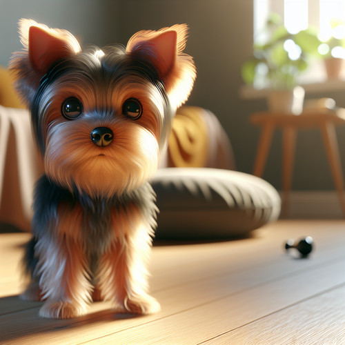 An image illustrating Por qué tu Yorkshire Terrier se asusta con los ruidos