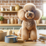 An image illustrating Poodle adulto cuidados y alimentación según su edad