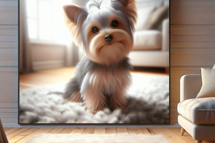 An image illustrating Cómo reconocer el lenguaje corporal del Yorkshire Terrier