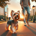 An image illustrating Cómo crear una rutina de paseo ideal para Yorkshire Terrier
