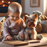 An image illustrating Yorkshire Terrier y bebés - cómo presentarlos correctamente