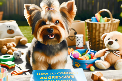 An image illustrating Cómo corregir comportamientos agresivos en Yorkshire Terrier