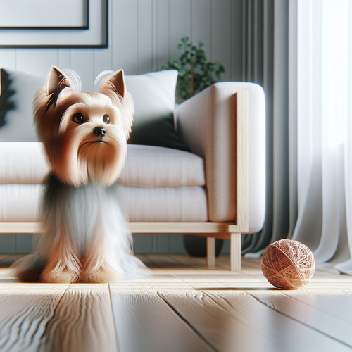 An image illustrating Cómo enseñar a un Yorkshire Terrier a no subirse al sofá