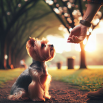 An image illustrating Cómo lograr que tu Yorkshire Terrier obedezca sin gritarle