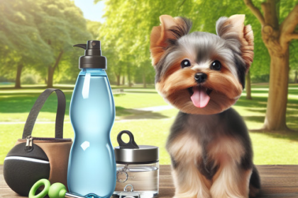An image illustrating Yorkshire Terrier y calor - cómo manejar los paseos en verano