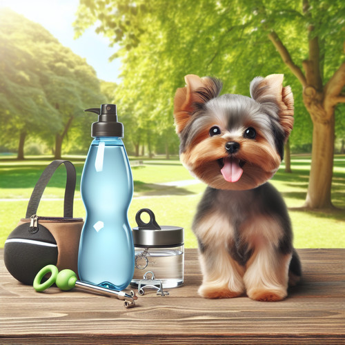 An image illustrating Yorkshire Terrier y calor - cómo manejar los paseos en verano