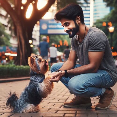 An image illustrating Qué errores evitar al entrenar a un Yorkshire Terrier