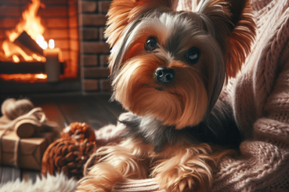 An image illustrating Cómo educar a un Yorkshire Terrier adoptado adulto