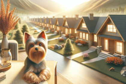 An image illustrating Cómo mejorar la convivencia con vecinos si tu Yorkshire Terrier ladra