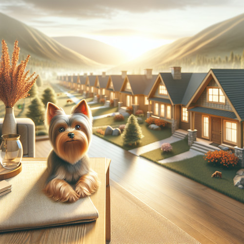 An image illustrating Cómo mejorar la convivencia con vecinos si tu Yorkshire Terrier ladra