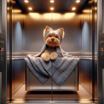 An image illustrating Yorkshire Terrier y ascensores - cómo acostumbrarlo