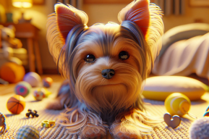 An image illustrating Qué rutinas ayudan a un Yorkshire Terrier nervioso
