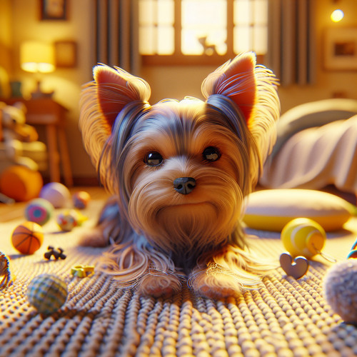 An image illustrating Qué rutinas ayudan a un Yorkshire Terrier nervioso