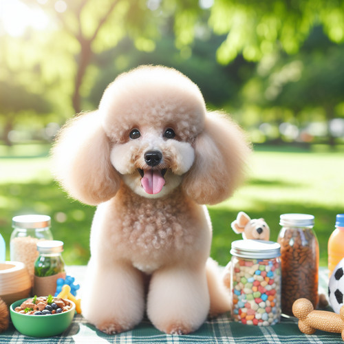 An image illustrating Poodle adulto cuidados y alimentacion segun su edad