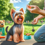An image illustrating Cómo enseñar trucos divertidos a tu Yorkshire Terrier