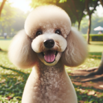 An image illustrating Poodle adulto cuidados y alimentación según su edad