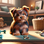 An image illustrating Cómo mantener una rutina estable para Yorkshire Terrier cachorros