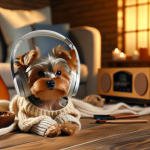 An image illustrating Qué música calma a un Yorkshire Terrier ansioso