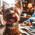 An image illustrating Qué hacer si tu Yorkshire Terrier se orina de emoción