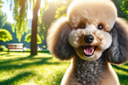 An image illustrating Poodle adulto cuidados y alimentación según su edad