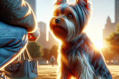 An image illustrating Qué hacer si tu Yorkshire Terrier no responde a su nombre