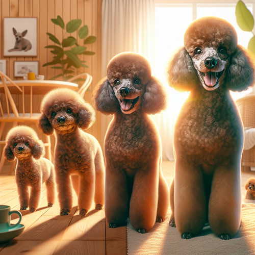 An image illustrating Poodle adulto cuidados y alimentación según su edad