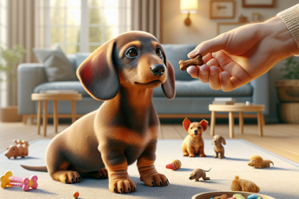 An image illustrating Cómo entrenar a un Dachshund cachorro en casa