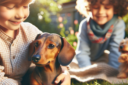 An image illustrating Los Dachshund y su relación con los niños lo que debes saber