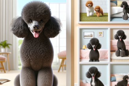 An image illustrating Poodle adulto cuidados y alimentación según su edad