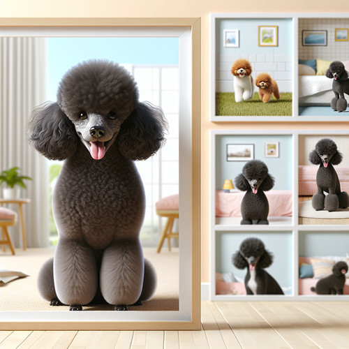 An image illustrating Poodle adulto cuidados y alimentación según su edad