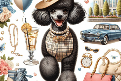 An image illustrating Los mejores accesorios para pasear a un Poodle