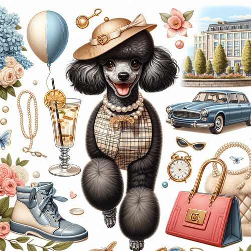 An image illustrating Los mejores accesorios para pasear a un Poodle