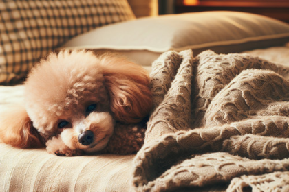 An image illustrating Qué tamaño de cama necesita un Poodle Toy