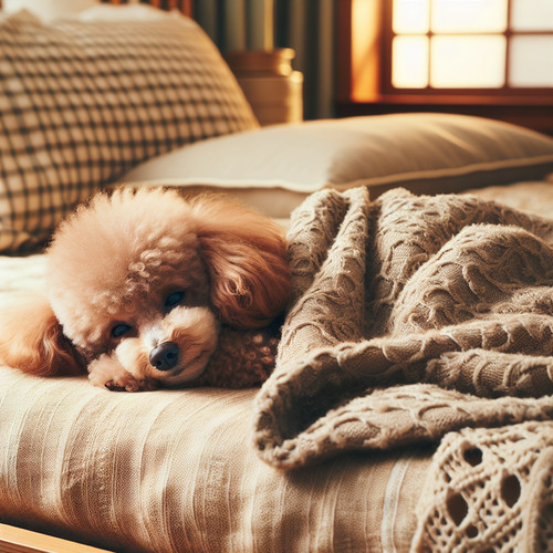 An image illustrating Qué tamaño de cama necesita un Poodle Toy