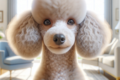 An image illustrating Cómo limpiar los oídos de un Poodle correctamente