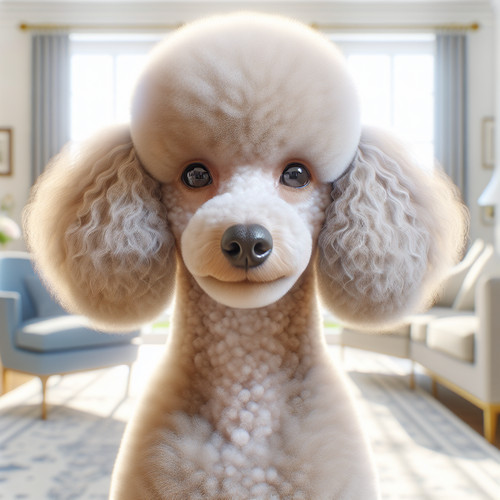 An image illustrating Cómo limpiar los oídos de un Poodle correctamente