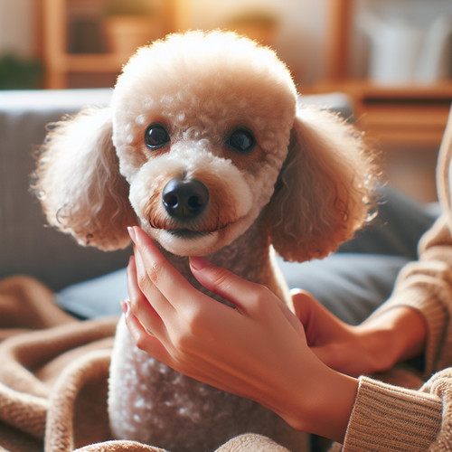 An image illustrating Qué hacer si tu Poodle tiene picazón constante