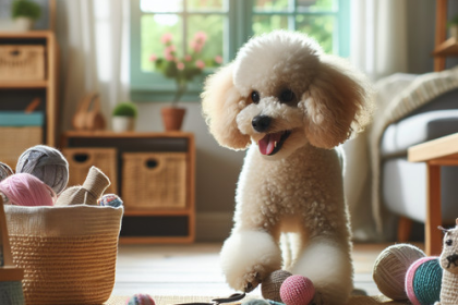 An image illustrating Juegos caseros para entretener a un Poodle