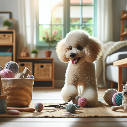 An image illustrating Juegos caseros para entretener a un Poodle