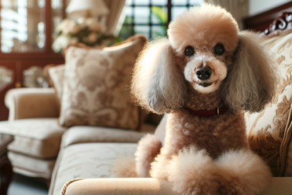 An image illustrating Cómo cuidar a un Poodle anciano