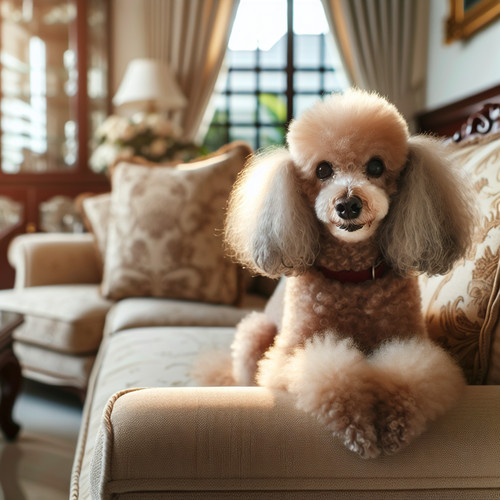 An image illustrating Cómo cuidar a un Poodle anciano