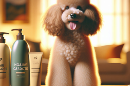 An image illustrating Los mejores productos para el pelo de tu Poodle en Chile